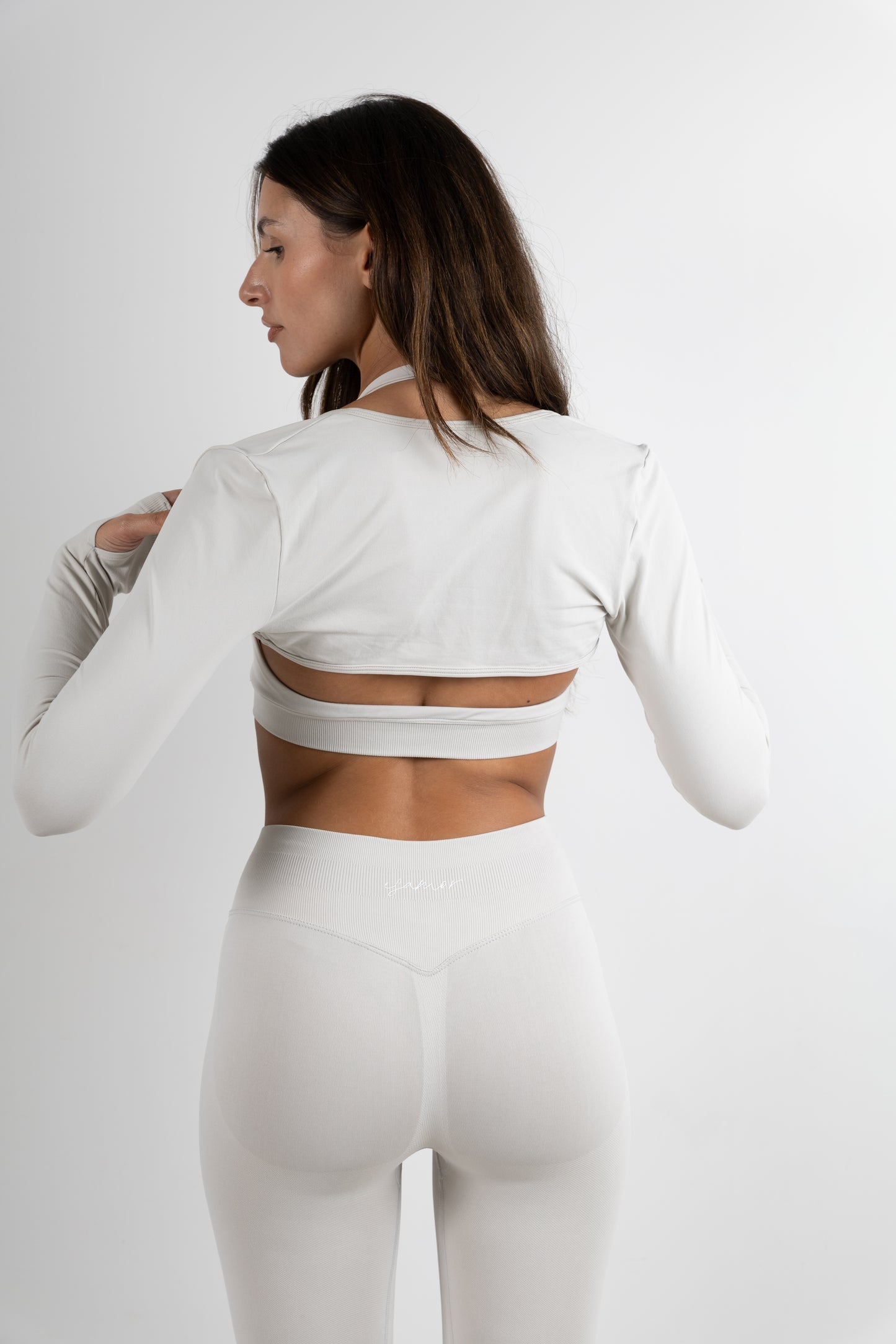 Ribbed Seamless Bolero Jacket