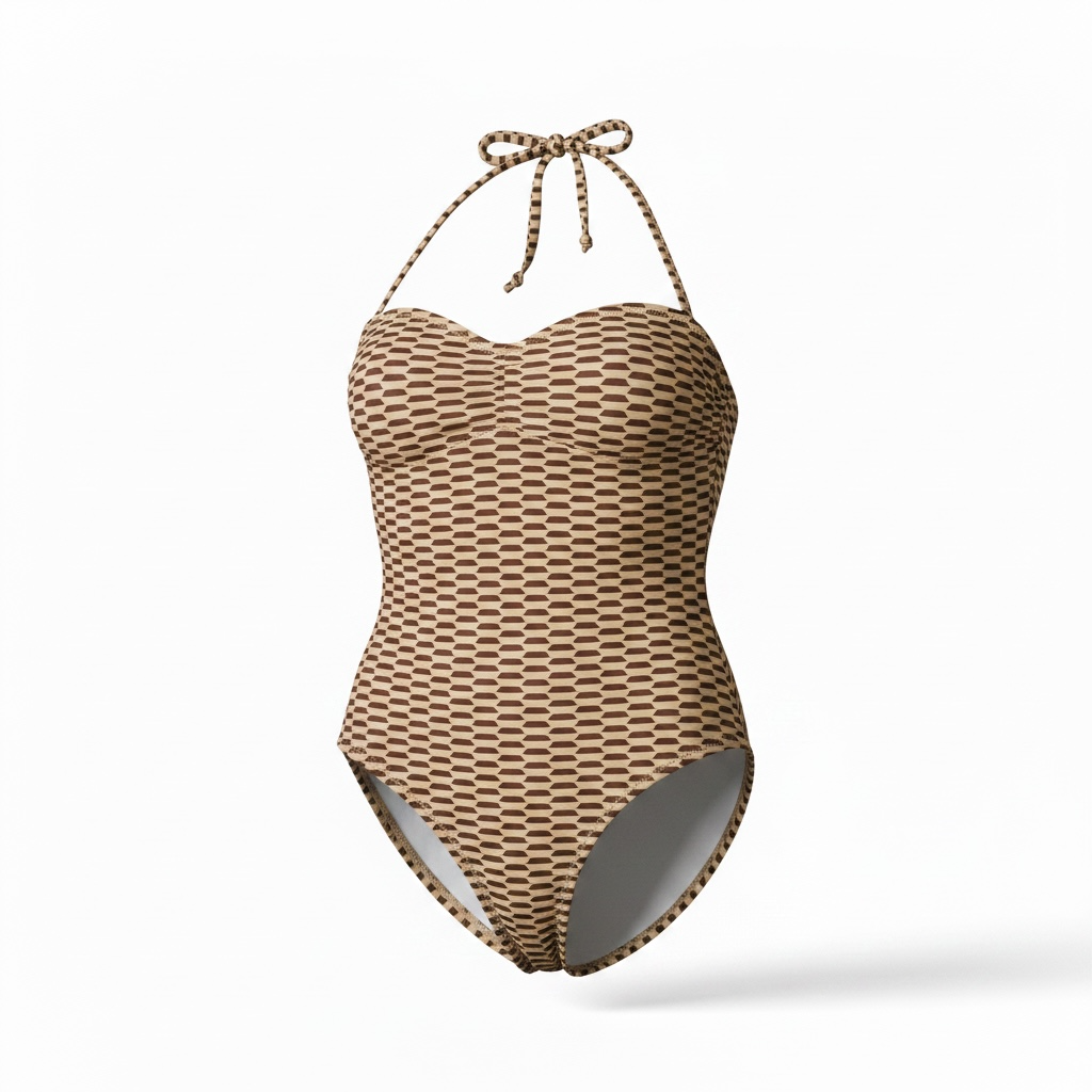 Checked One-piece